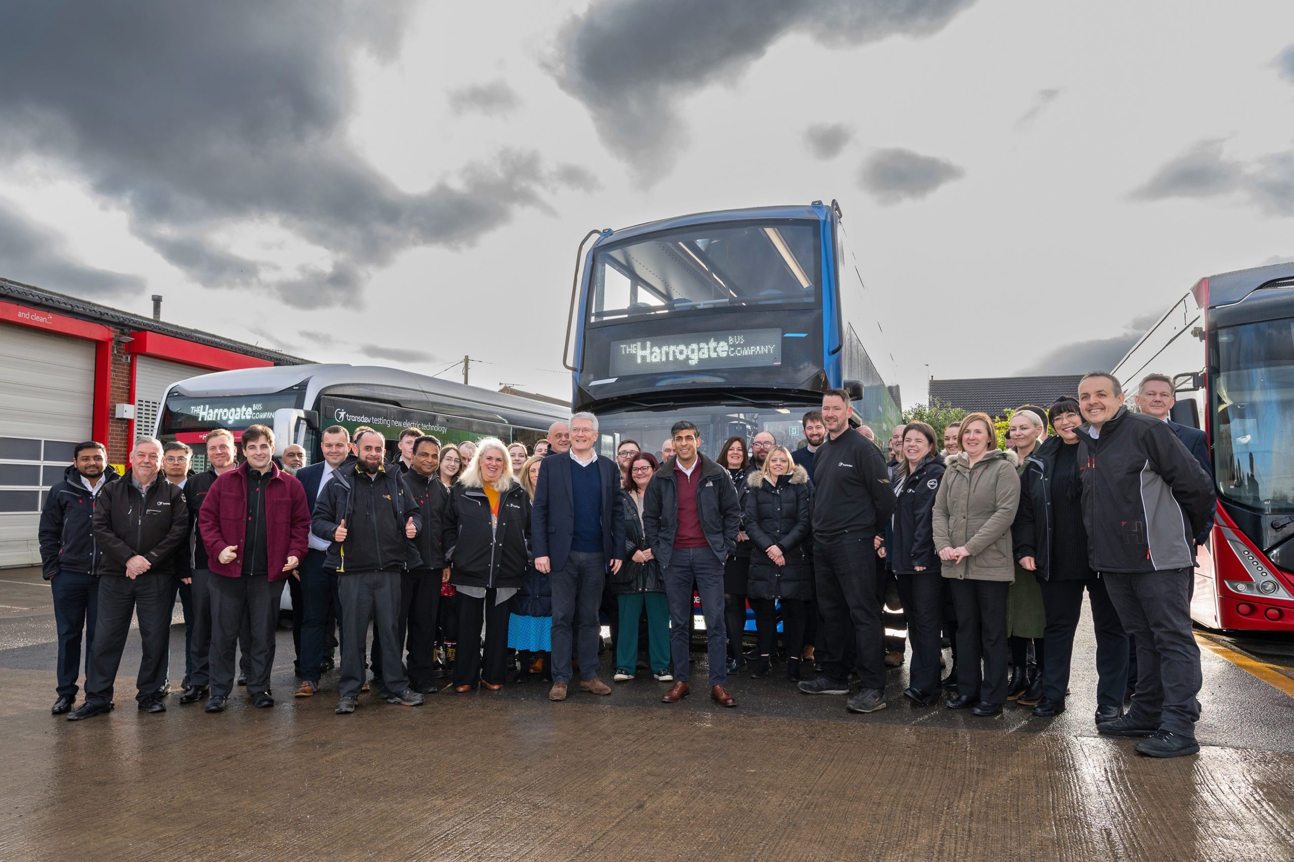 Prime Minister visits Harrogate Bus Co