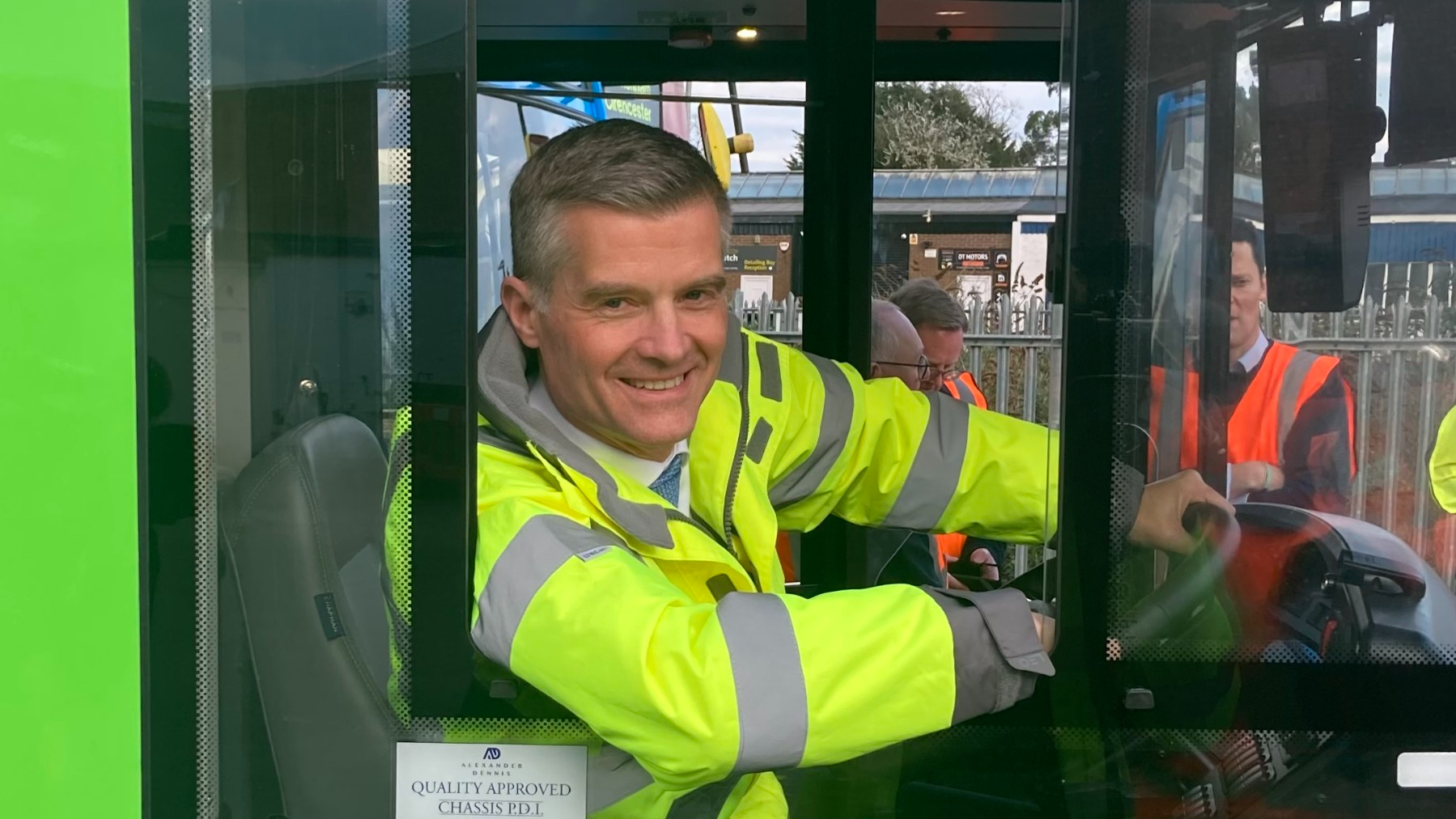 Transport Secretary visits Stagecoach’s Cheltenham depot for ZEBRA announcement