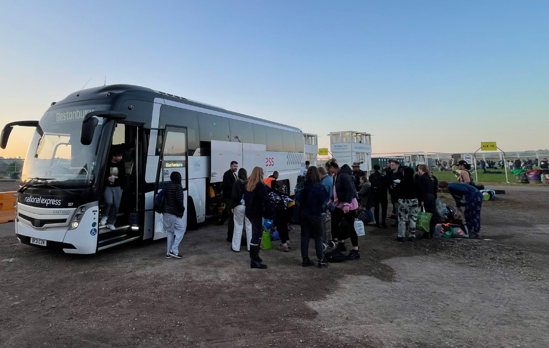 National Express boosts departures to Glastonbury Festival