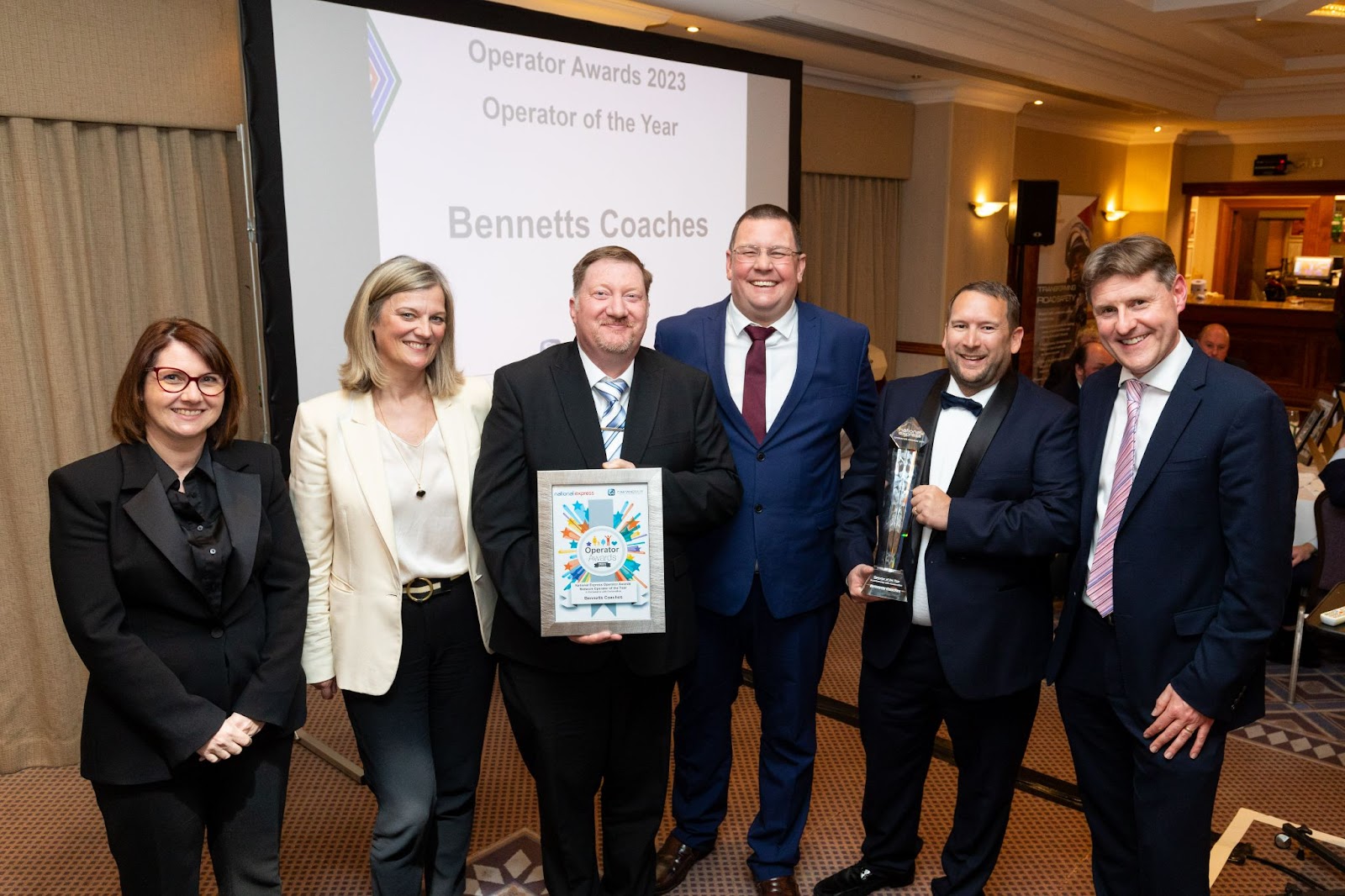 Bennetts scores hat trick at National Express awards