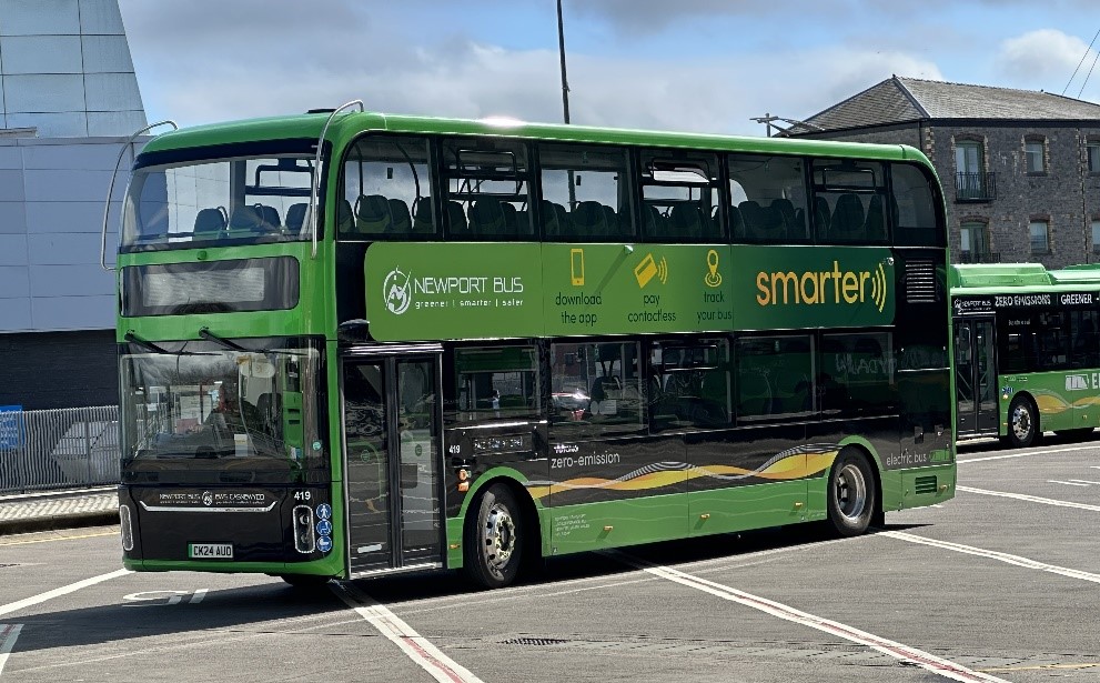 Yutong electrics launched at Newport Transport