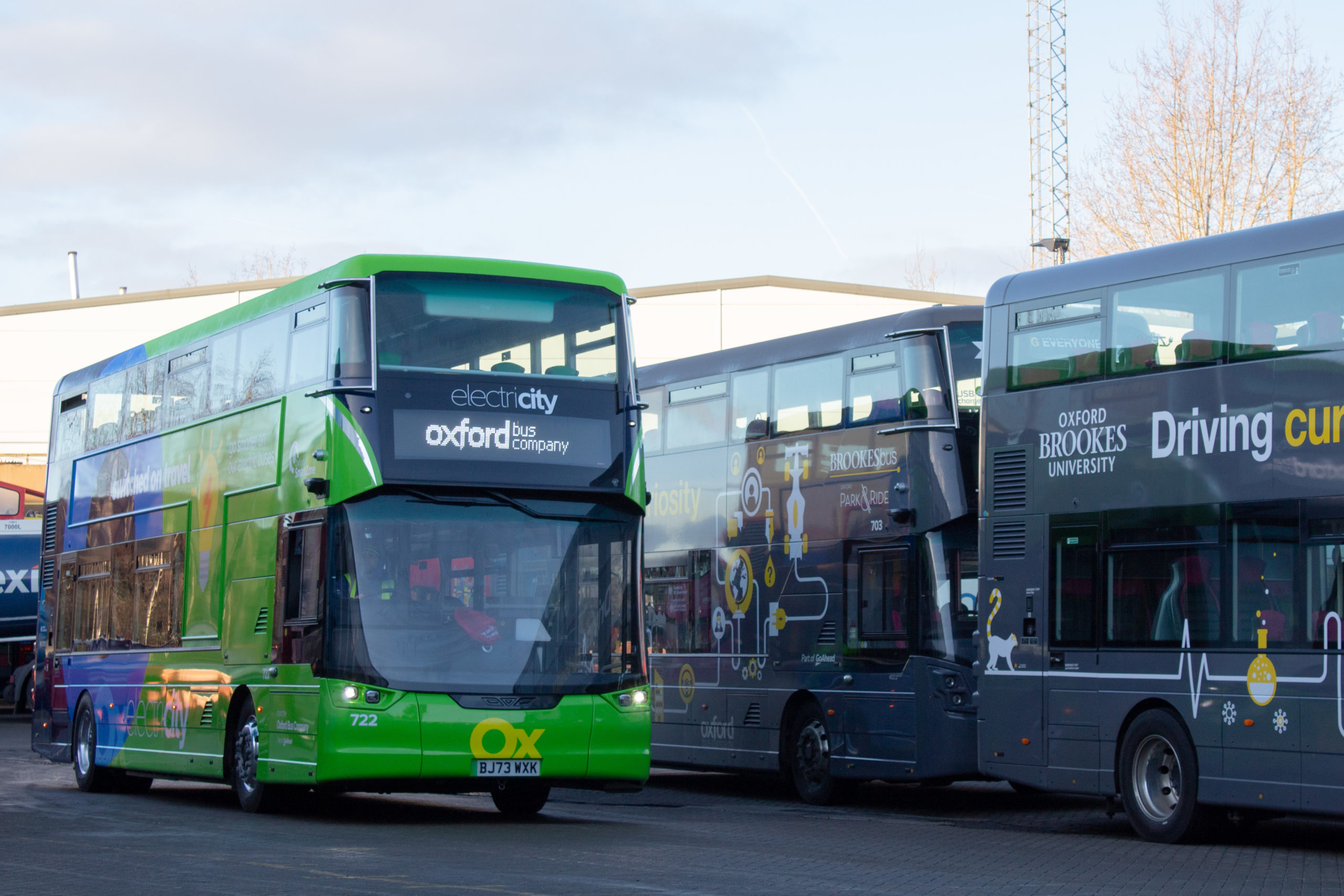 Oxford Bus announces electric milestone on Earth Day
