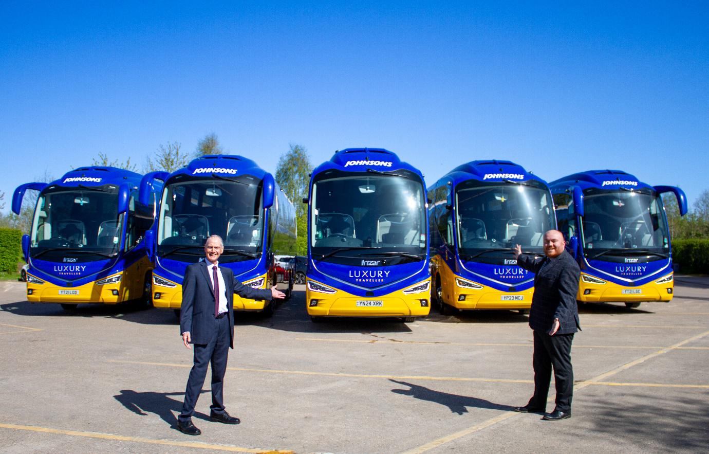 Johnsons adds fifth Irizar in three years to Luxury Traveller fleet
