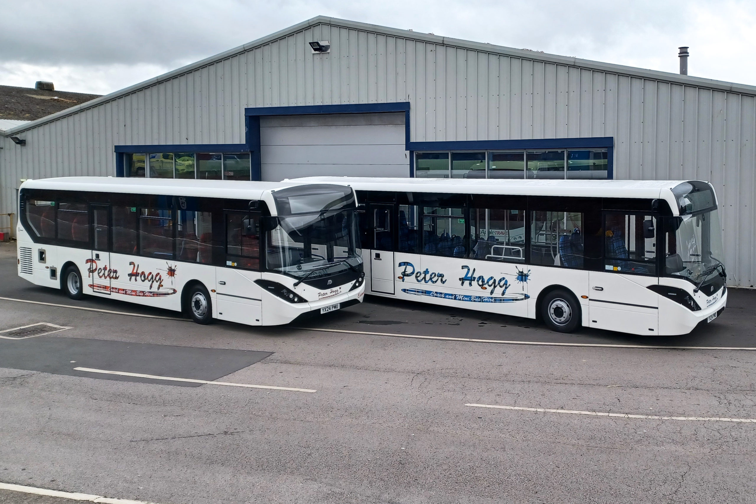 Scottish-themed Enviro200s join Peter Hogg