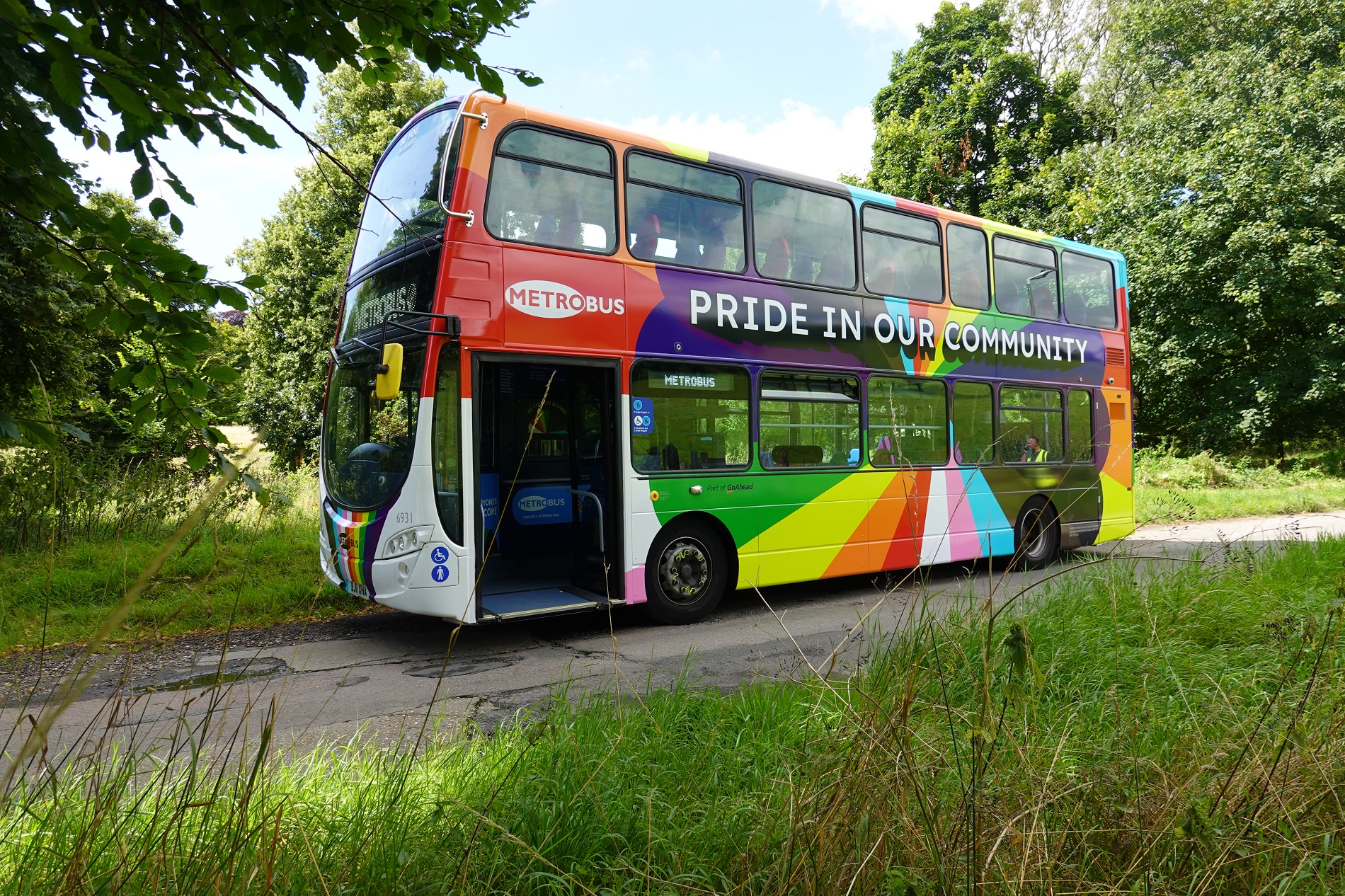 Metrobus unveils Pride bus