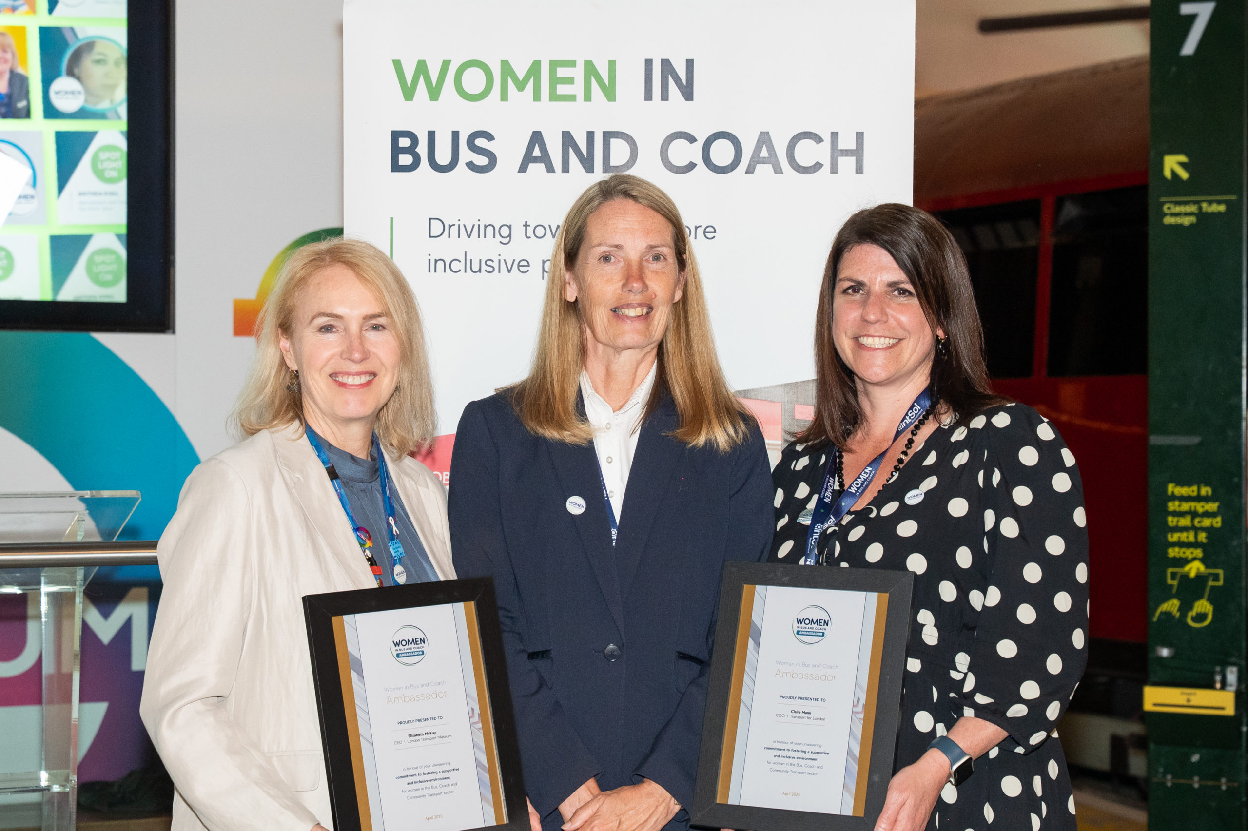 Plaque honours London’s first female bus driver