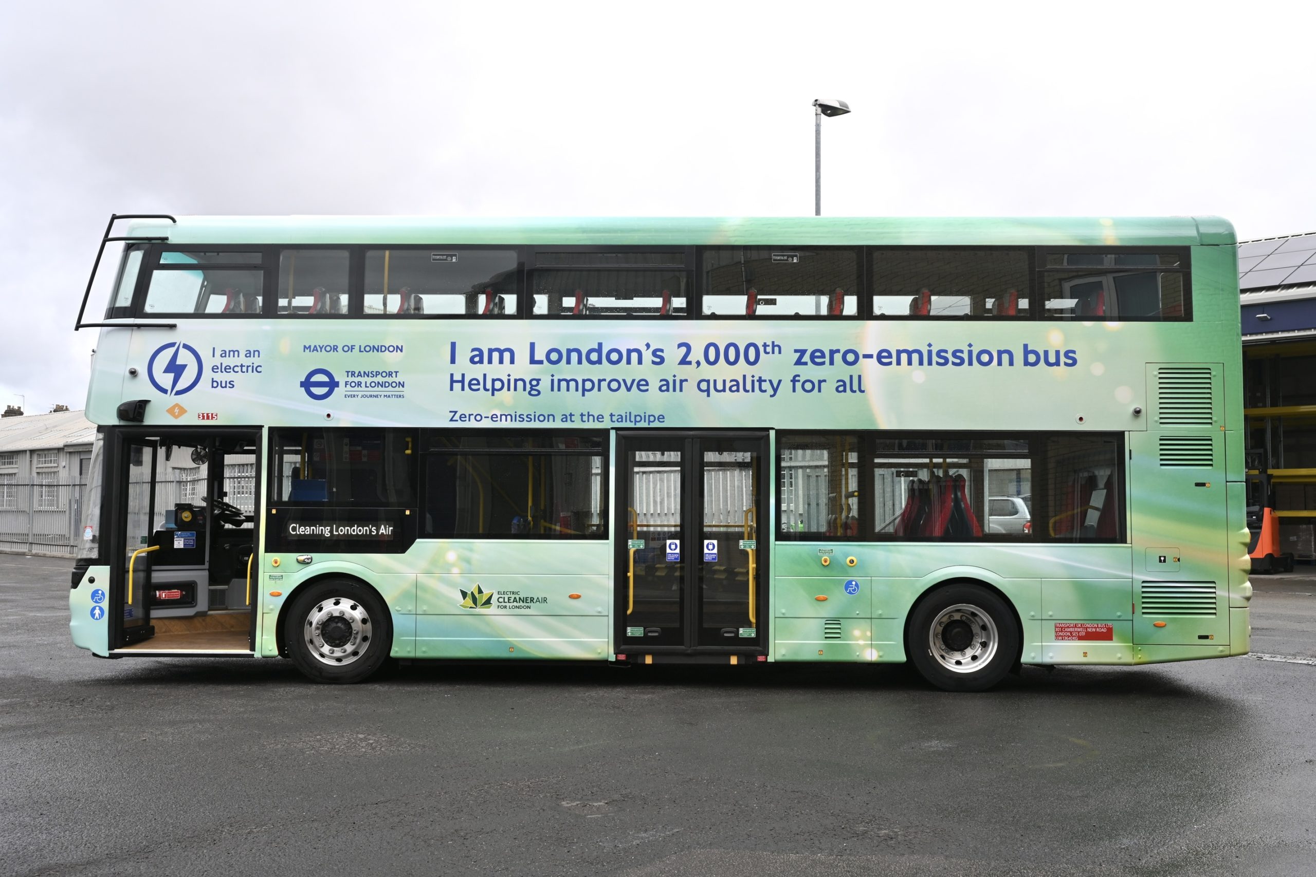 Now more than 2,000 zero-emission buses in London