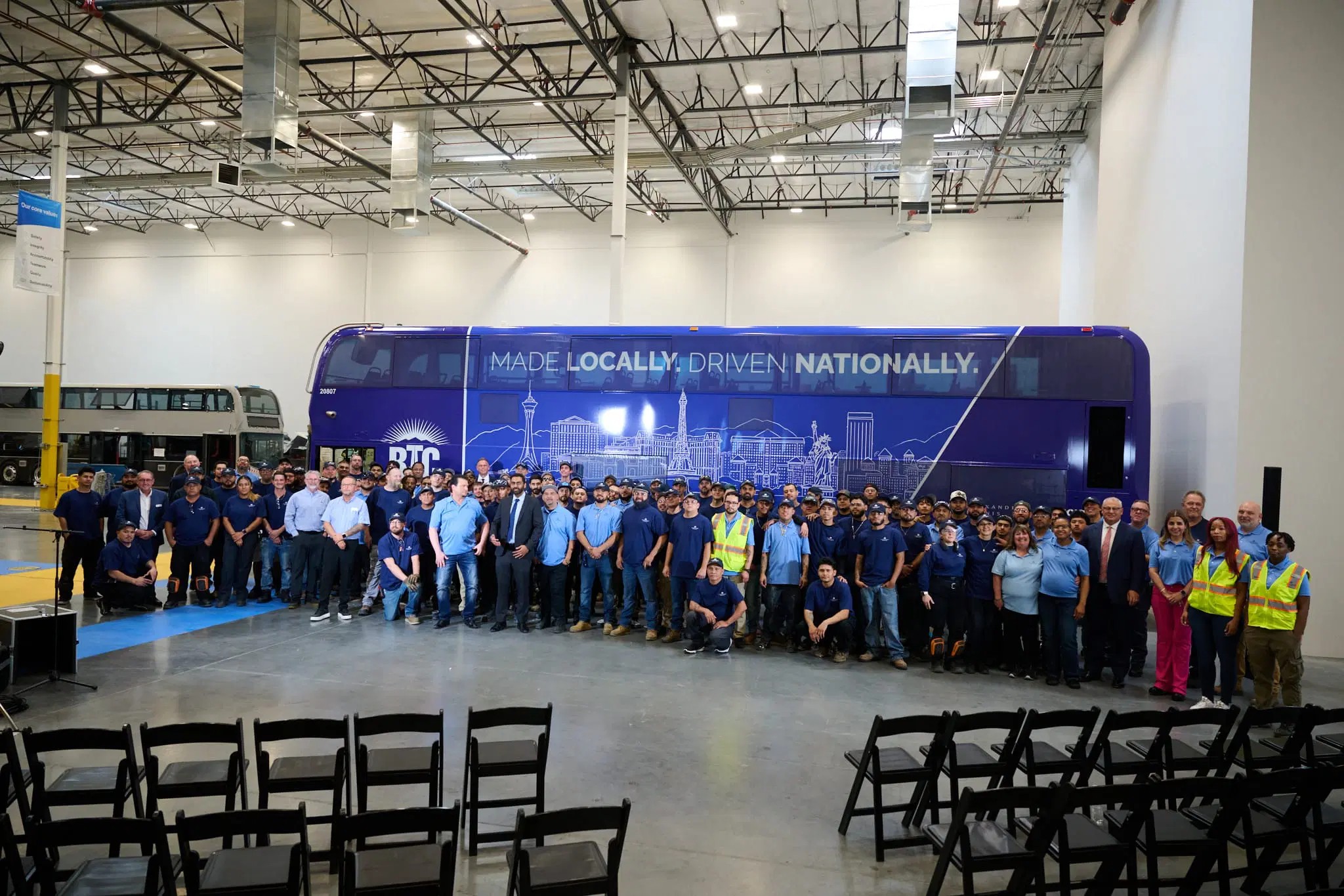 Alexander Dennis opens Las Vegas factory
